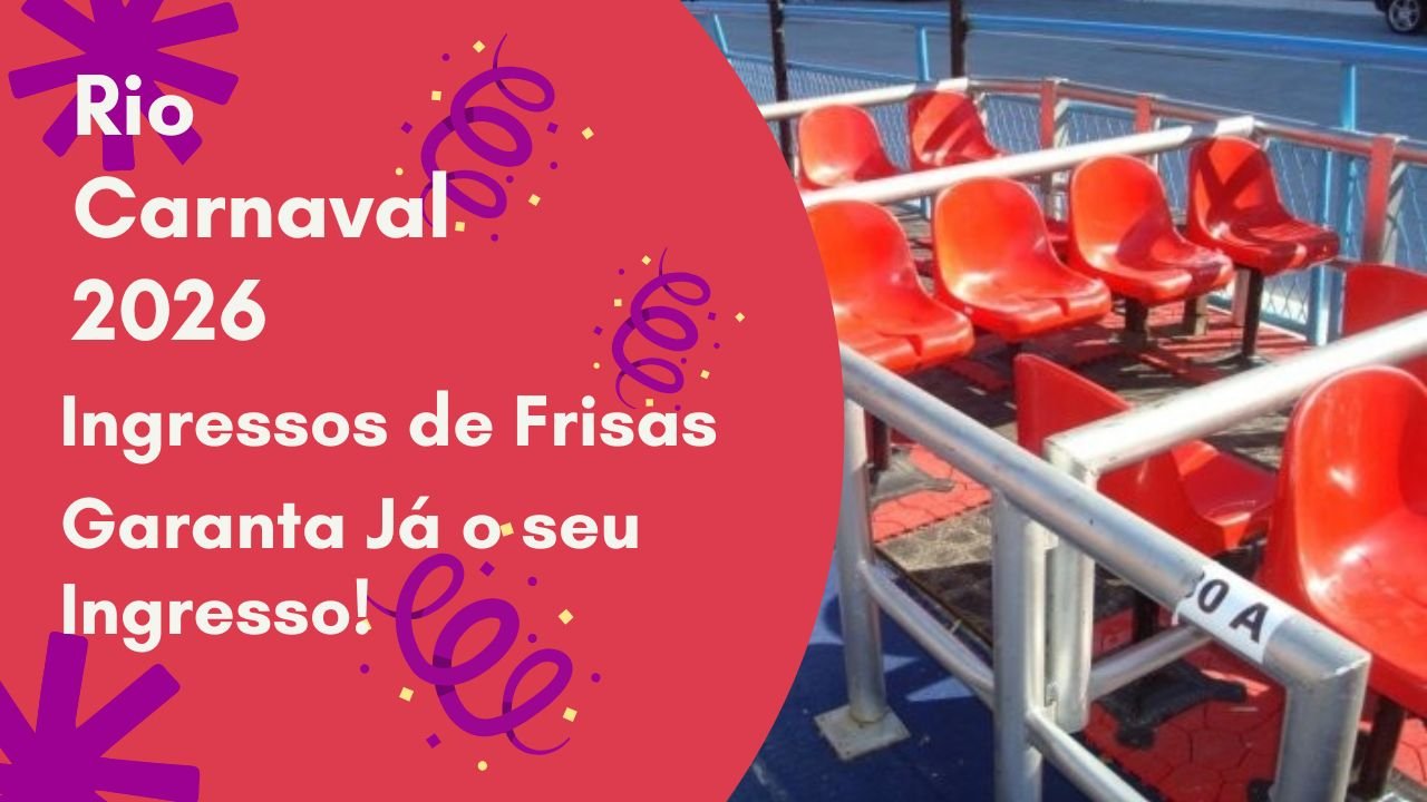 Garanta já seus Rio carnaval 2026: ingressos de frisas e sinta o desfile como protagonista. Vibração, proximidade e noite inesquecível.